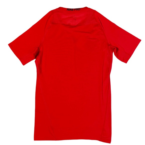 Nike Pro Dri‑Fit Compression Shirt Red Short Sleeve Men’s Small - Picture 4 of 4